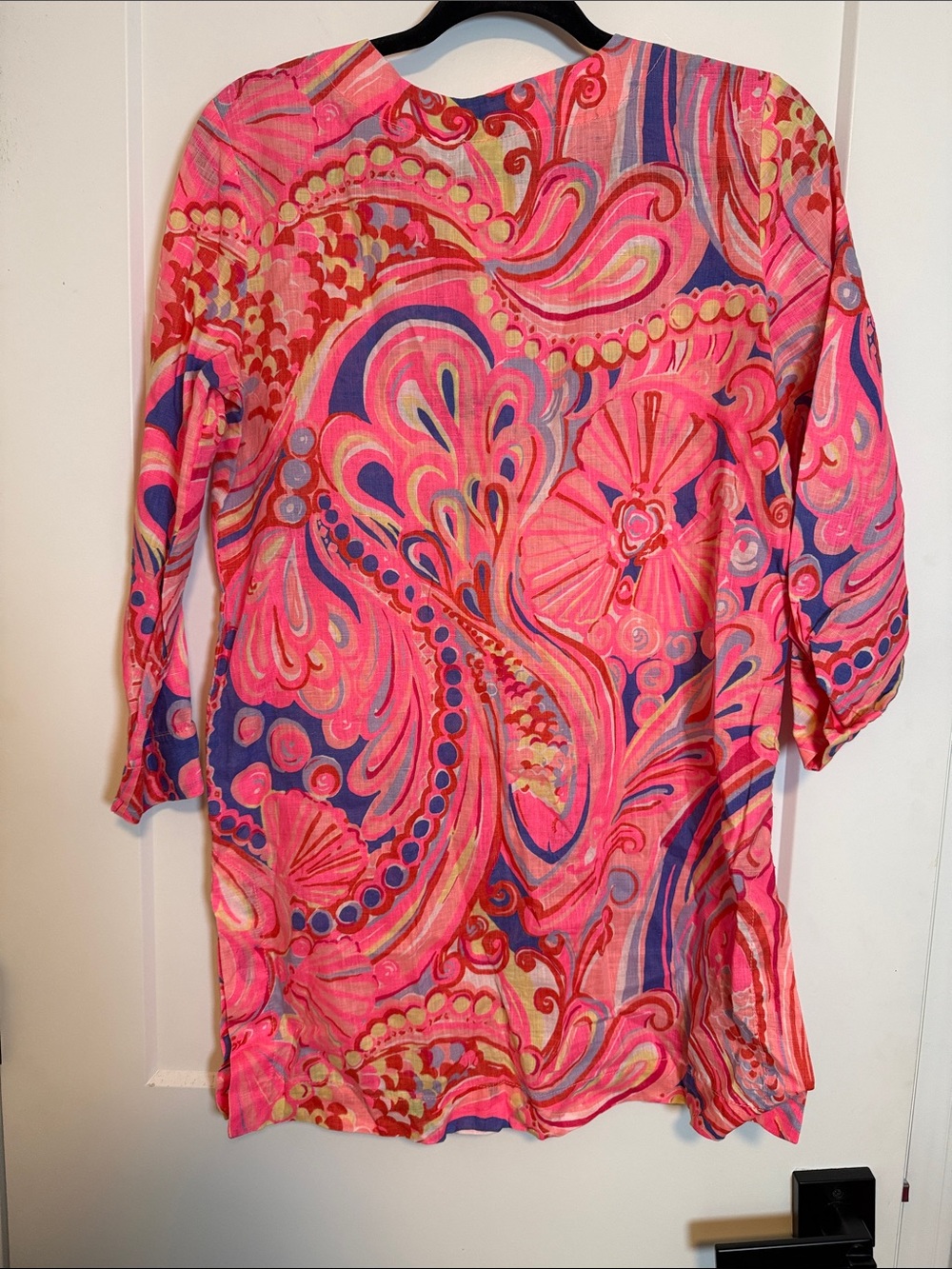 Lilly Pulitzer Reef Retreat Linen Tunic Top - Small - Picture 7 of 9